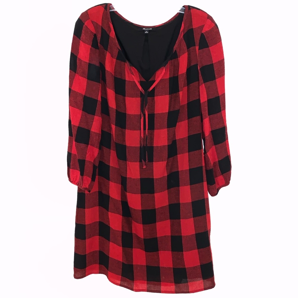 Madewell Buffalo Plaid Tunic Dress
